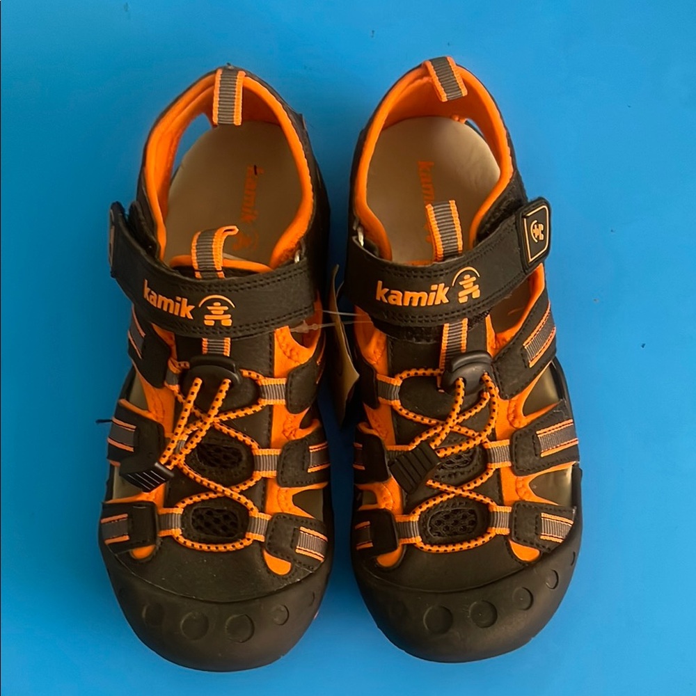 NWT Kamik Kids' “Crab” Sustainable, Vegan Water Sandal/Sneaker-Size 4